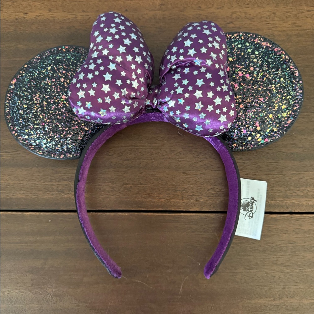 Disney Parks 2020 Minnie Ears Headband in Midnight Magic Sparkle Celestial